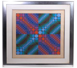Victor Vasarely Limited Edition Lithograph
