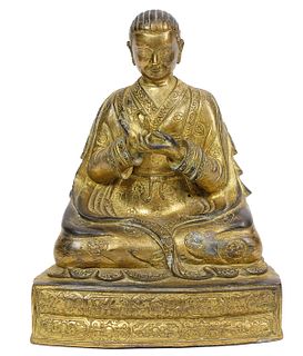 Bronze Figure of 'Teaching Buddha' 'DharmaChakra'