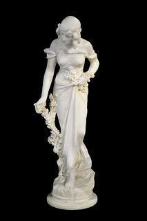 A. Batacchi 'Spring' Italian Marble Statue