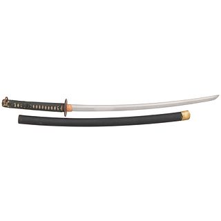 Japanese Samurai Sword (Katana) Signed Kaneyoshi
