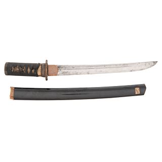 Japanese Samurai Sword (Tanto) Signed Kagemitsu