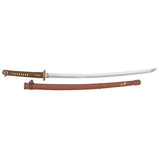 Shinshinto Japanese Samurai Sword (Katana) in Gunto Mounts