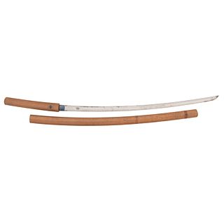 Very Important Shinshinto Japanese Samurai Sword (Katana) Signed Naokatsu, dated, and Order Made