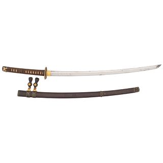 A Very Fine Japanese Samurai Sword (Tachi), Ca. 1800