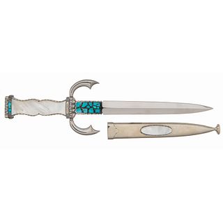 A Particularly Elegant and Fantastic Dagger by the Renowned Lloyd Hale with Scabbard