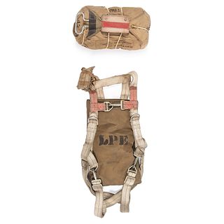 Parachute Harness and Chute With Pack