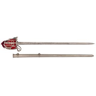 Wilkinson British Highland Officer's Sword of J. Michael Corse-Scott, Royal Scots Regiment