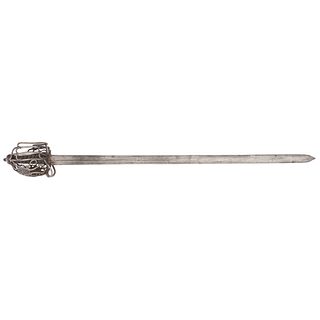 A Extremely Rare and Desirable George II British Basket hilted Cavalry Backsword