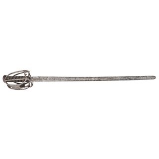 Extremely Rare 17th Century Basket Hilt Sword