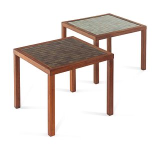 Grodon and Jane Martz
(American, 1924-2015 | 1929-2007)
Pair of Side Tables,Marshall Studios, USA