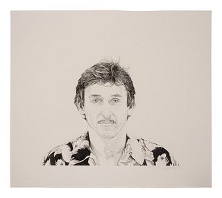 Theo Wujick
(American, 1939-2014)
Portrait of Ed Ruscha, 1996
