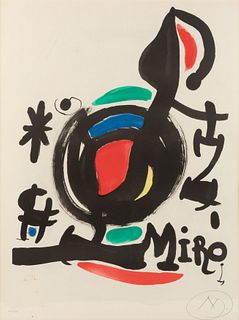 Joan Miro
(Spanish, 1893-1983)
Affiche pour l'Exposition Les essencies de la terra