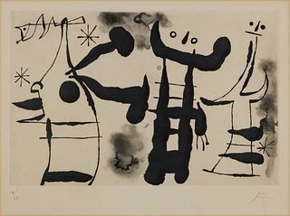Joan Miro
(Spanish, 1893-1983)
Les Philosophes I, 1958