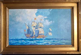Thomas Watson Ball "On the High Seas" - Courtesy The Cooley Gallery, Connecticut