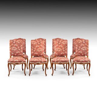 Set of eight Art Deco period dining chairs, circa 1930 - Courtesy of William Cook Antiques, UK
