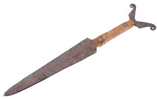 Athabaskan Double Volute Fighting Knife 19th C.