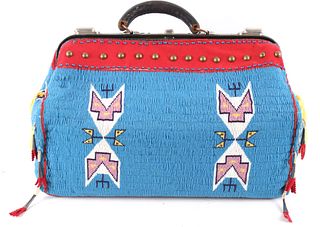 Oglala Sioux Fully Beaded Doctor's Bag by Y. Cloud