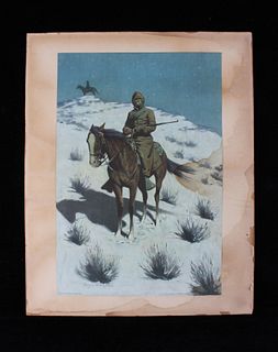 Remington, Frederic: The Cossack Post Chromo Litho