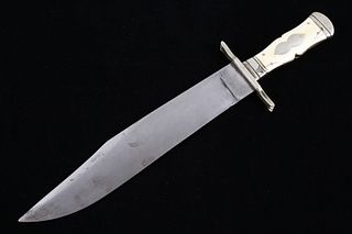 James Rodgers Attrubuted Bowie Knife - Tusk Silver