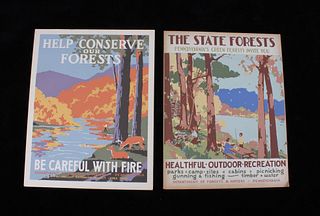 WPA Pennsylvania Forests & Waters Posters 1930s