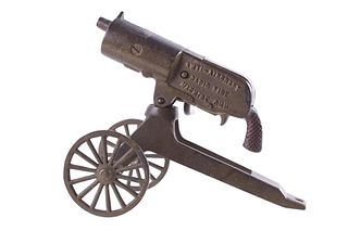Anti-Aircraft Rapid Fire Machine Gun Cast Iron Toy