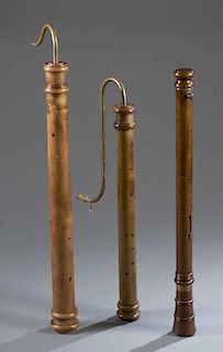 Group of Renaissance replica recorders.