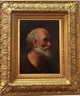 Follower Of Jacopo Bassano  Portrait of a Saint, courtesy of David Brooker Fine Art