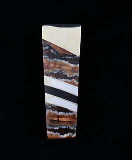 Wooly Mammoth Tooth & Mother of Pearl Money Clip