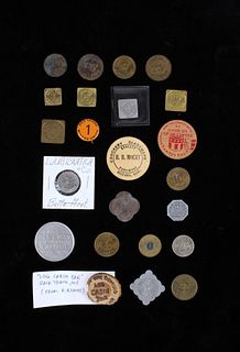 Early 1900's Montana Trade Drink Token Collection