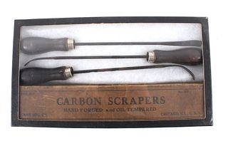 Early 1900's Automobile Mechanic's Carbon Scrapers