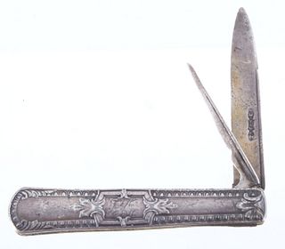 Tifft & Whiting Coin Silver Pocket Knife 1840-1860