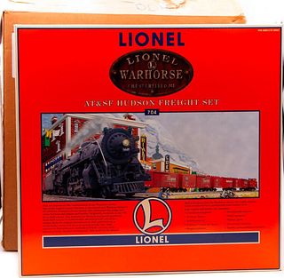 O Gauge Lionel 6-11838 Warhorse AT&SF Hudson Freight Set in original box and shipping box