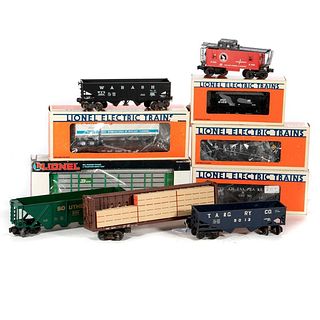 O Gauge Lionel (10) Freight Cars