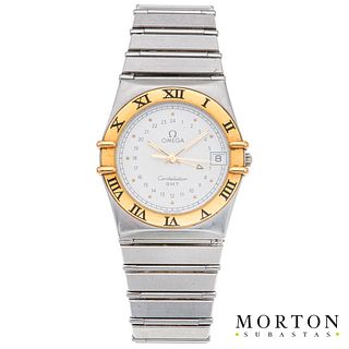 OMEGA CONSTELLATION GMT. STEEL AND 18K YELLOW GOLD. REF. 396 1060