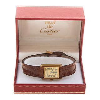 A Cartier "Must de" Wrist Watch