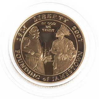 2007 Jamestown $5 Gold Proof Commemorative