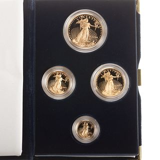2004 4-Coin Proof Gold American Eagle Set