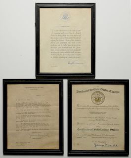 Three World War II Documents