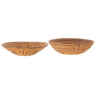 Two Apache Bowl Baskets