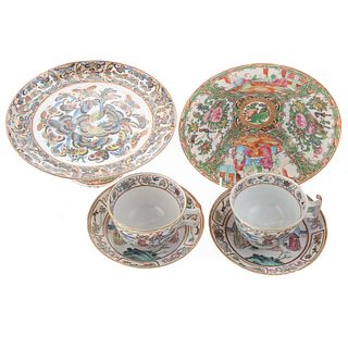 Six Pieces Assorted Chinese Export Porcelain