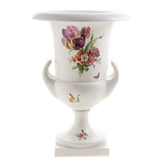 KPM Porcelain Floral Painted Urn