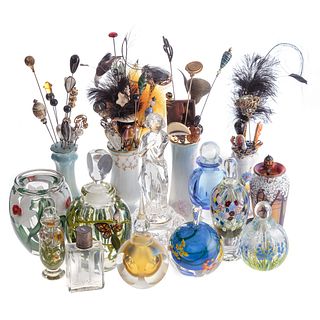 Collection Perfume Bottles & Hat Pins