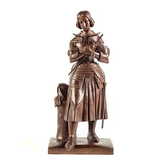 After Marie D'Orleans. Jeanne D'Arc. bronze