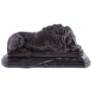 After Isidore Jules Bonheur. Lion. bronze