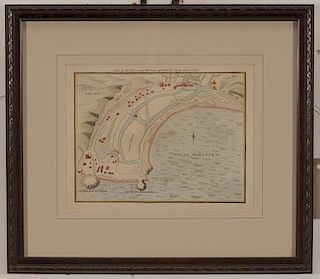 [Plat of the Town and Harbour of