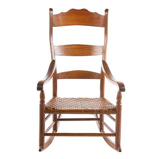 American Country Mixed-Wood Rocking Chair