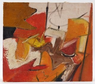 William Frank Provincetown Abstract O/C Painting