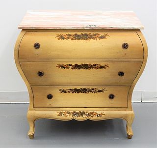 Adolfo Genovese Paint Decorated Bombay Chest