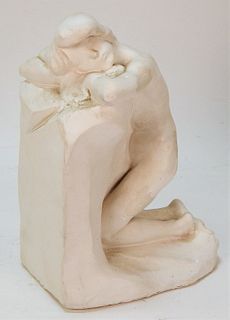George Aarons MCM Plaster Female Nude Sculpture