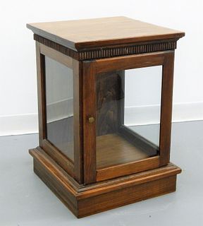 Victorian Glass Vitrine Counter Display Cabinet